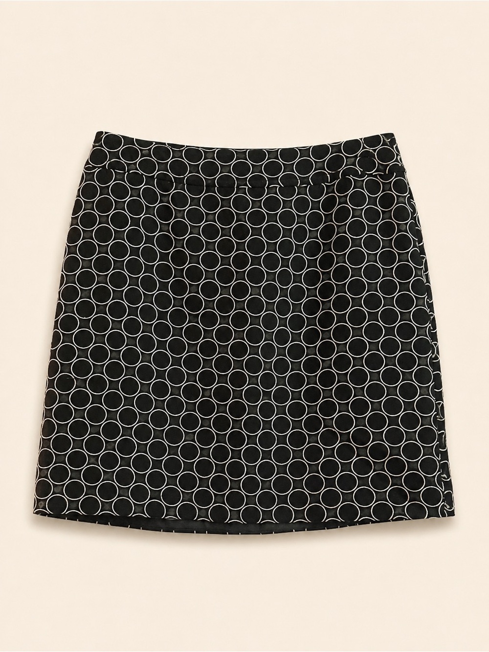 LOFT Ann Taylor Black Side Zip Skirt Size 10 Petite Like New